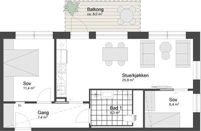 Plantegning 1